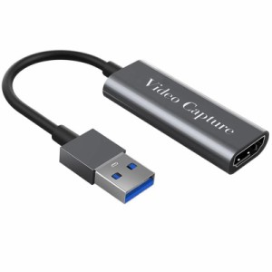 yangoo HDMI キャプチャーボード USB ゲームキャプチャー HD1080P/4K ビデオキャプチャー ビデオ録画/ゲーム録画/ライブ配信用HDMI変換ア