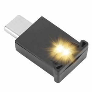 LIKENNY イルミライト USB 雰囲気ランプ Type-C USBナイトライト LED ライト USB給電 USB-A 簡単取付 車内 8色の変換 軽量 小型 RGB 高輝
