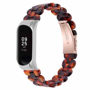 【Miimall】For シャオミ Xiaomi Mi Band 8 換えバンド 樹脂交換ベルト クイックリリース 腕時計 ストラップ 軽量 防汗性 展開クラスプ 