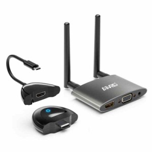 ワイヤレス hdmi 無線 送受信機 [AIMIBO新型USB-C出力追加] エクステンダー 4K解像度/設定不要/5G/50M対応 HDMI 無線接続 技適マーク取得