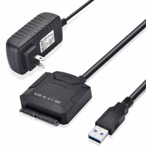 sata usb 変換ケーブル hdd usb 内蔵 hdd 外付け化 2.5 3.5インチ sata usb変換 SSD UASP対応 最大5gbps 高速転送