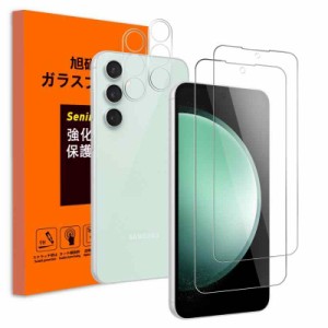 Seninhi Galaxy S23 FE ガラスフィルム（2枚） カメラフィルム（2枚） 【2+2枚セット-指紋認証対応】 対応 ギャラクシー S23 FE フィルム