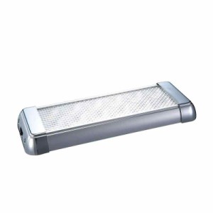 【Lightronic】LED ドームランプ ルームランプ インテリアライト 室内灯 車内灯 庫内灯 補助灯 スイッチ付き 12-28V DC対応 5500K白光 (1