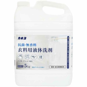 【大容量】カネヨ石鹸 抗菌・無香料 衣料用洗剤 (5kg)