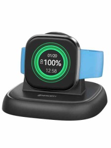 NEWDERY Fitbit Sense & Fitbit Versa 3用 充電器スタンド (ブラック)