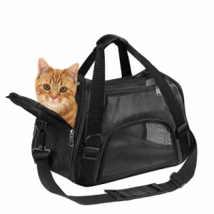 RHINOCATS キャリー バッグ ペットキャリー ショルダー 手提げ 猫・小型犬用 5kg耐荷重 3way キャリー バッグ お洒落 通気性 折りたたみ 