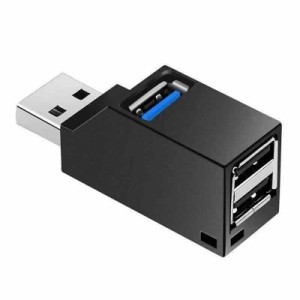 TRkin USBハブ3.0直挿3ポートUSB 3.0ポート1個拡張コンボハブ超小型バス給電USBポート高速データ転送ポータブル機能コンパクトMacBook/iM