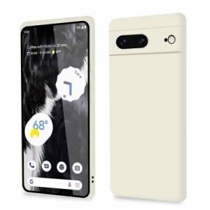 Google Pixel6 Google Pixel6a Google Pixel7 Google Pixel7Pro ケース シリコン 耐衝撃 柔軟 (Google Pixel 7, アンティークホワイト)