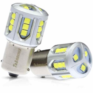 Takenous トラック野郎御用達 竹村商会 s25 シングル バックランプ専用バルブ 12v 24v led ホワイト 2個セット (S25バックランプ専用バル