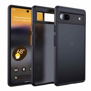 FNDMIL Google pixel 6a ケース (Google Pixel 6a, ブラック)