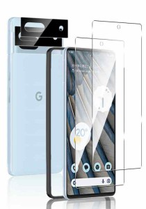 ohyes Google Pixel 7a フィルム 2枚 強化ガラス + Google Pixel7a カメラフィルム 2枚 【4枚セット】Google Pixel 7a ガラスフィルム 指