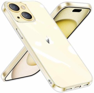 iPhone 15 用 ケース クリア 耐衝撃 iPhone15 用 カバー 軽量 薄型 TPU アイフォン15 用 スマホケース ワイヤレス充電対応 擦り傷防止 落