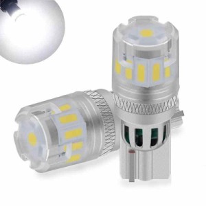 Briteye T10 led ホワイト 爆光 高輝度 LED ルームランプ 360度無死角発光 無極性 W5W 194 168 ウェッジ球 LED 車用 ポジションランプ幅