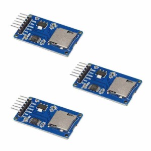 VKLSVAN 3個 セット Micro SD TF SPI カードメモリシールドモジュール Arduinoに対応