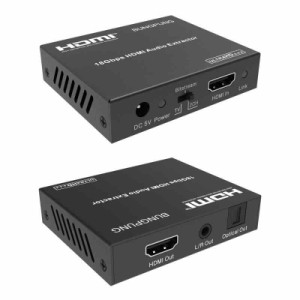 BUNGPUNG HDMI 音声分離器 オーディオデコーダー オーディオインサーター (SPDIF/3.5mm L/R 音声分離)