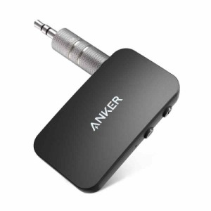 Anker Soundsync Bluetoothレシーバー（Bluetooth 5.0 レシーバー）【12時間再生 / ハンズフリー通話対応 / 2台同時接続 / 自動車・ホー