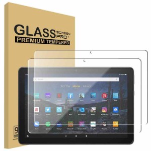 Newzerol【2枚】For Fire HD 10/Fire HD 10 Plus/Fire HD 10キッズ（2023年と2021年モデル）に対応 第13世代/第11世代 強化ガラスフィル