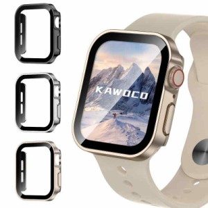 【3枚セット】Kawoco アップルウォッチ 防水 カバー 保護 iWatch 45mm 44mm 41mm 40mm Series8 Series7 SeriesSE SeriesSE2 Series6 Seri