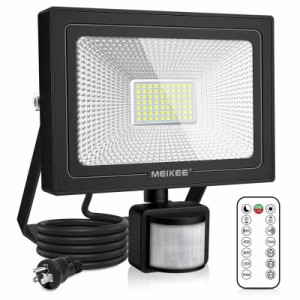 MEIKEE led 15w 25w 35w 60w センサーライト 屋外 人感センサー 防犯灯 防水 投光器 フラッドライトIP66防水 昼白色 電球色 超高輝度 駐