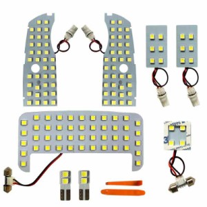 LED ルームランプ トヨタ 室内灯 専用設計 爆光 ホワイト カスタムパーツ LED バルブ 内装パーツ 取付簡単 (トヨタ プリウス30系 40系 用