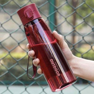 ボトル 水筒1000ml 、680ml 、470ml タイムマーカー付き Tritan ウォーターボトル 超軽量 漏れ防止 携帯便利 BPAフリー アウトドア スポ