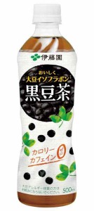 伊藤園 黒豆茶 おいしく大豆イソフラボン 500ml×24本