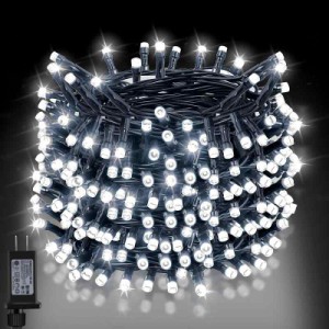 Dalugo LED イルミネーションライト ストリングライト ストレート クリスマスツリーライト 20M 200LED 複数連結可 8点灯モード 記憶機能 