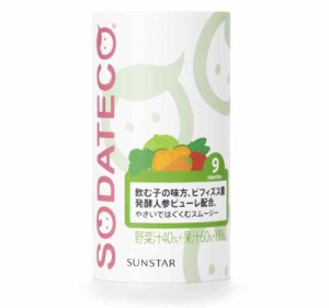 SODATECO(ソダテコ) やさいではぐくむスムージー125g×30本 サンスター 野菜ジュース 国産素材 100%