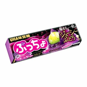 味覚糖 ぷっちょスティック ぶどう 10粒×10個