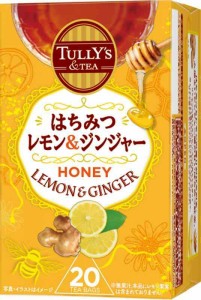 TULLYS COFFEE(タリーズコーヒー) タリーズ はちみつレモン＆ジンジャー 1.8g×20袋 ティーバッグ