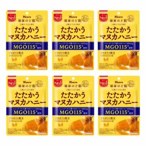 カンロ 健康のど飴たたかうマヌカハニー 80g×6袋