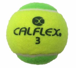 サクライ貿易(SAKURAI) CALFLEX(カルフレックス) テニス 硬式 ボール ステージ1 イエローxグリーン 2球入りLB-1