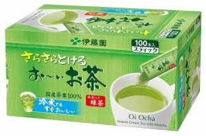 伊藤園 おーいお茶 抹茶入りさらさら緑茶 (0.8グラム (x 100))