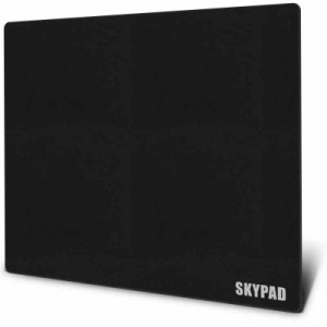 SkyPAD 3.0 グラスゲーミングマウスパッド ｜プロ用大型マウスマット｜300 x 350 mm｜精度とスピードを向上させた特殊なガラス面 (ブラッ