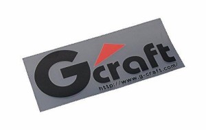 Gクラフト (Gcraft) ステッカーブラック切文字(小) 39327
