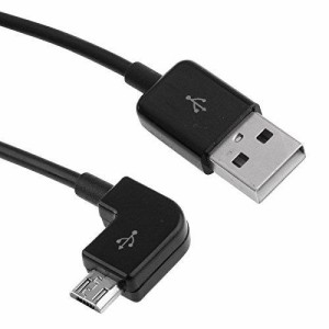 イケショップオリジナル MicroUSB ケーブル L字コネクター 1m CABL12538