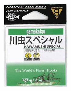 がまかつ(Gamakatsu) 川虫スペシャル フック 茶 4号 釣り針