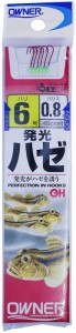 オーナー針 OH発光はぜ(糸付) 20709 海釣り仕掛け (6号-0.8)