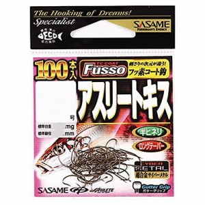 ささめ針(Sasame) 22ZAS アスリートキス (TCフッ素コート) 100本入り バラ針 (#5)