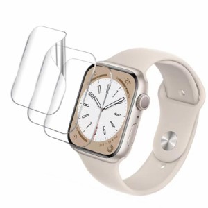 JFStene 液晶保護フィルム Apple Watch Series 8 / 7/ SE / 6 / 5 /4 適用 フィルム アップルウォッチ 画面保護シート 保護シール TPU製 