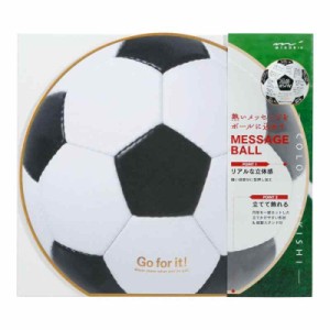 ミドリ 色紙 丸形 カラー色紙 サッカーボール柄 33196006