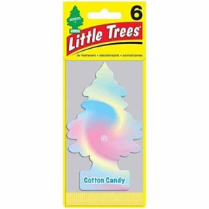 リトルツリー エアフレッシュナー 【Cotton Candy 6pac】 お得な6枚セットLittleTree 芳香剤 コットンキャンディ6枚組