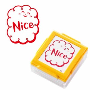 シャチハタ スタンプ 評価印 スタンプくん (イエロー, 11/Nice)