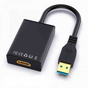 USB HDMI 変換アダプタ、ABLEWE USB 3.0 HUB (USB HDMI 変換アダプター)