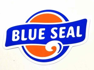 ブルーシール ダイカットステッカー 10×6.5cm BLUE SEAL 沖縄限定