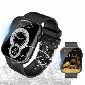 スマートウォッチ 【Newluck 2023年5月発売NEWモデル】 Smart Watch 1.85インチ大画面 Bluetooth5.2通話機能付き スマートウォッチ アン