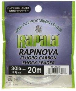 Rapala(ラパラ) リーダー ラピノヴァ ショックリーダー フロロカーボン 20m クリア RFL20M (クリア)