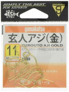 がまかつ(Gamakatsu) 玄人アジ 金 釣り針 各種 (11号)