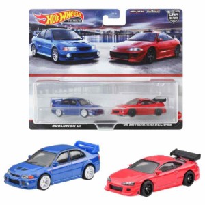 ホットウィール(Hot Wheels) プレミアム 2パック 三菱 ランサーエボリューション VI / 95 三菱 エクリプス 【3才~】 HKF59