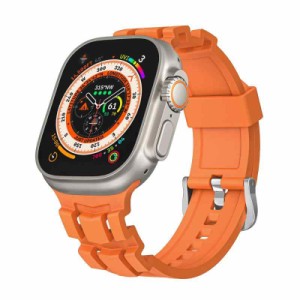 [Suitisbest] コンパチブル Apple watch バンド 49mm 45mm 44mm 42mm アップルウォッチバンド 交換用 シリコンベルト Apple watch スポー